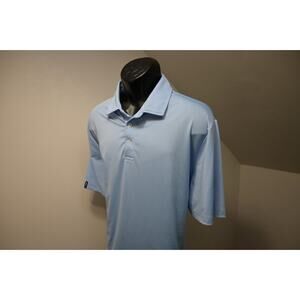 RLX Ralph Lauren Golf Polo Blue Short Sleeve Wicking Golf Shirt Mens Size XL